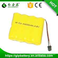 4.8v 700mah rechargeable ni-cd aa battery pack